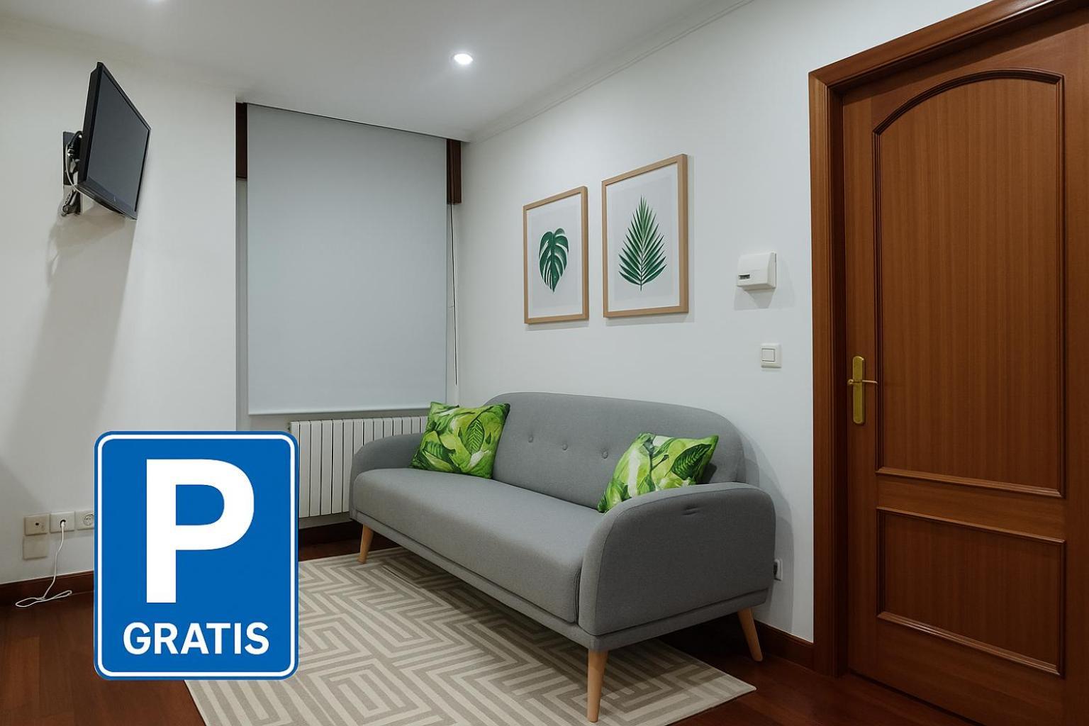 Parking Gratis, Centrico Y Acogedor Appartamento Vigo